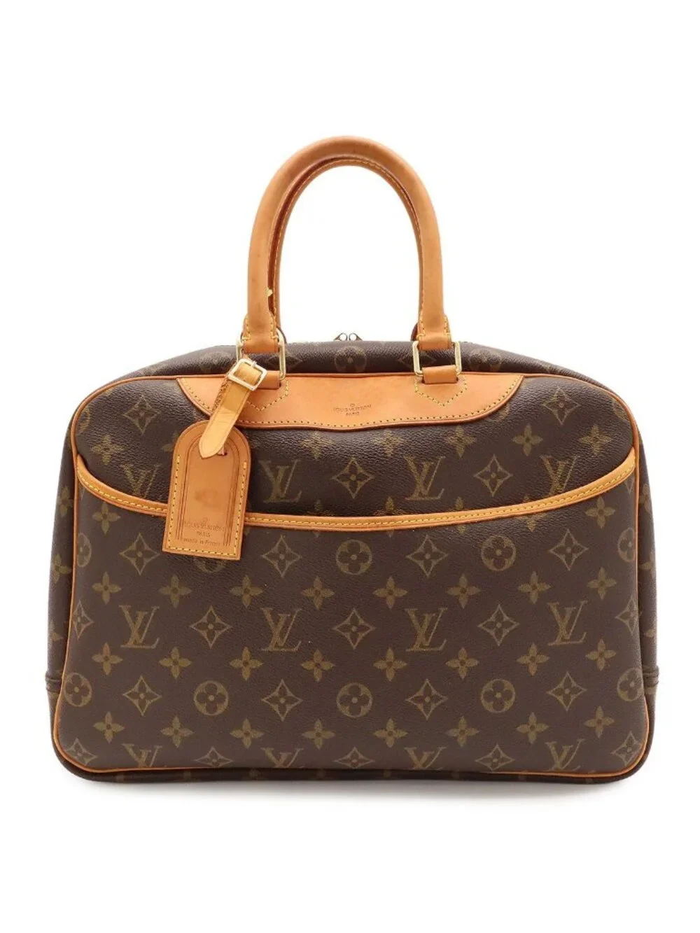 Louis Vuitton Monogram Bowling Vanity Deauville Mini Boston Bag Purse